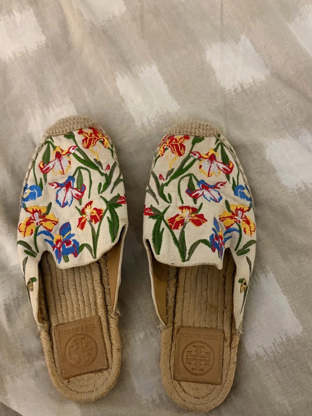tory burch espadrille mules